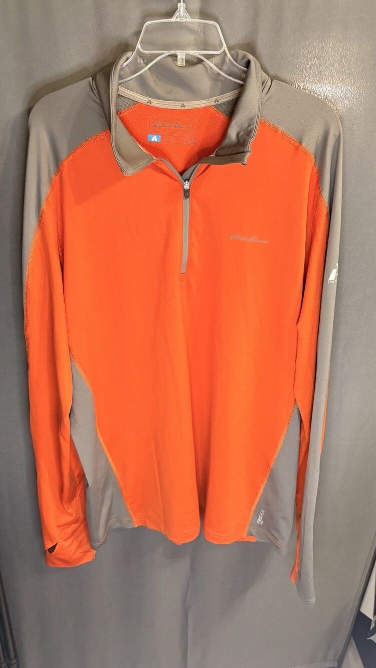 Eddie Bauer First Ascent 1/4 Zip Pullover Mens XLT FreeHeat Pro Long Sleeve